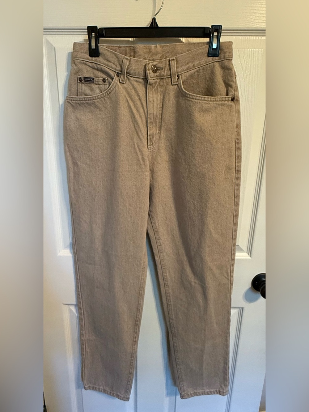 Riders by Lee Straight-Leg Jeans in Taupe Beige